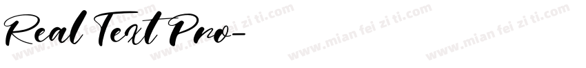 Real Text Pro字体转换